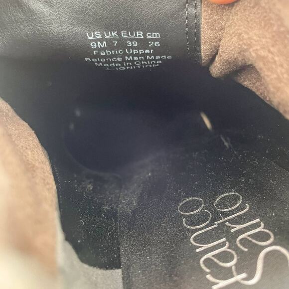 Franco Sarto Brown Suede Heeded Booties // 9 - Picture 9 of 9